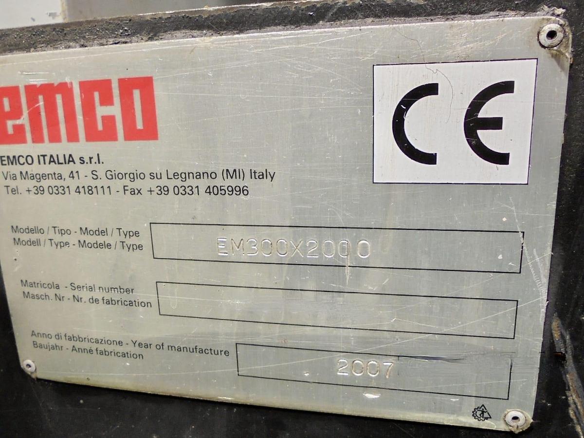 Used 2007 EMCO EM300x2000 CNC Turning Centre