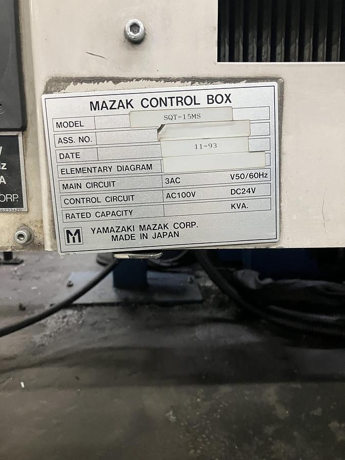 Used 1993 MAZAK SQT15-MS