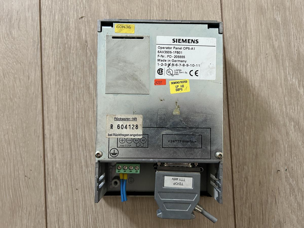 Used SIEMENS 6AV3505-1FB01 Operator Panel OP5-A1