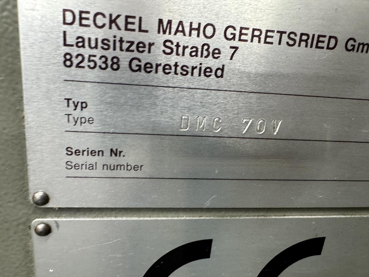 Used DECKEL MAHO DMC70V