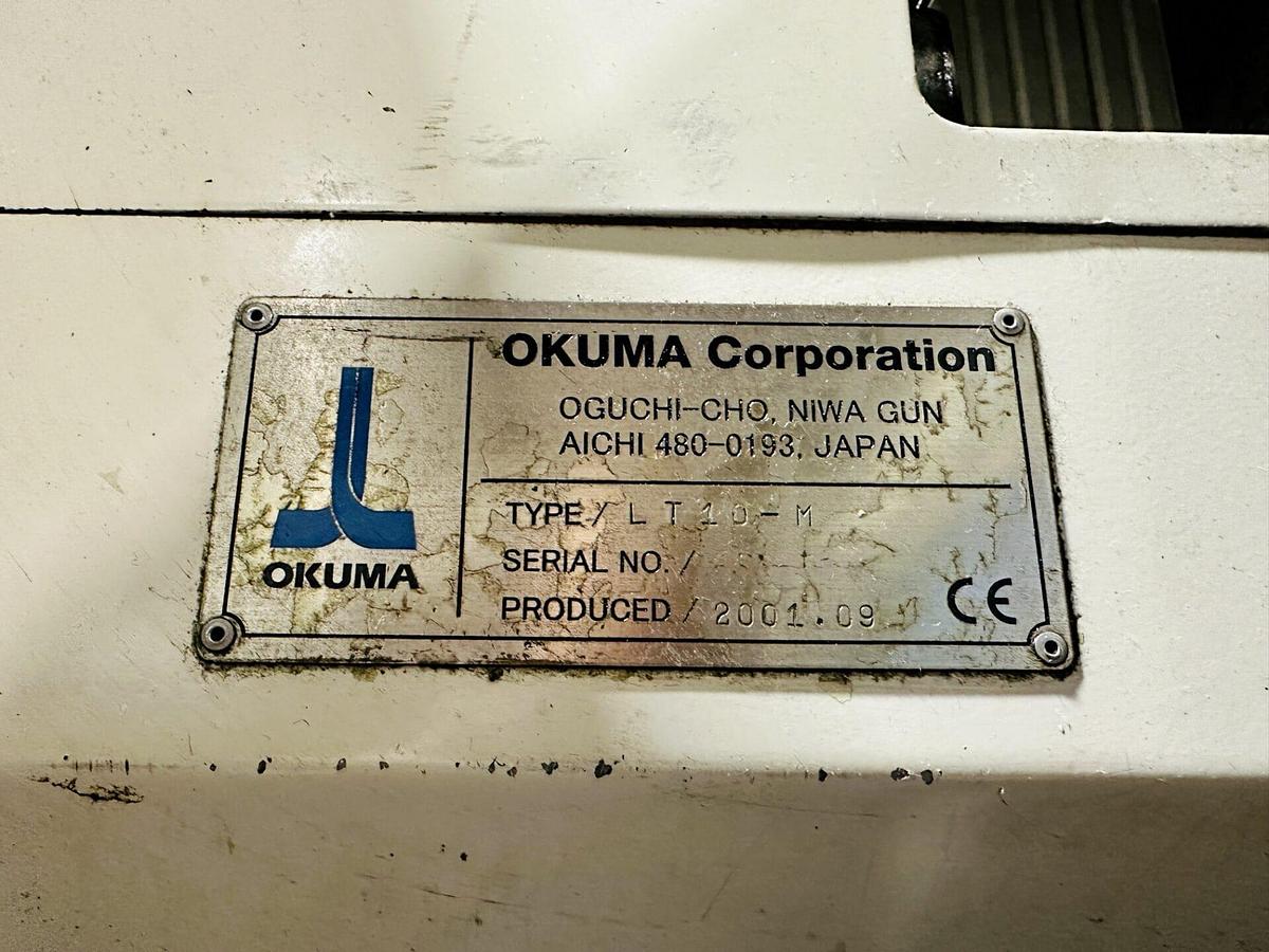 Used 2001 OKUMA LT10M Twin Turret Twin Spindle CNC Turning Centre with C-axis
