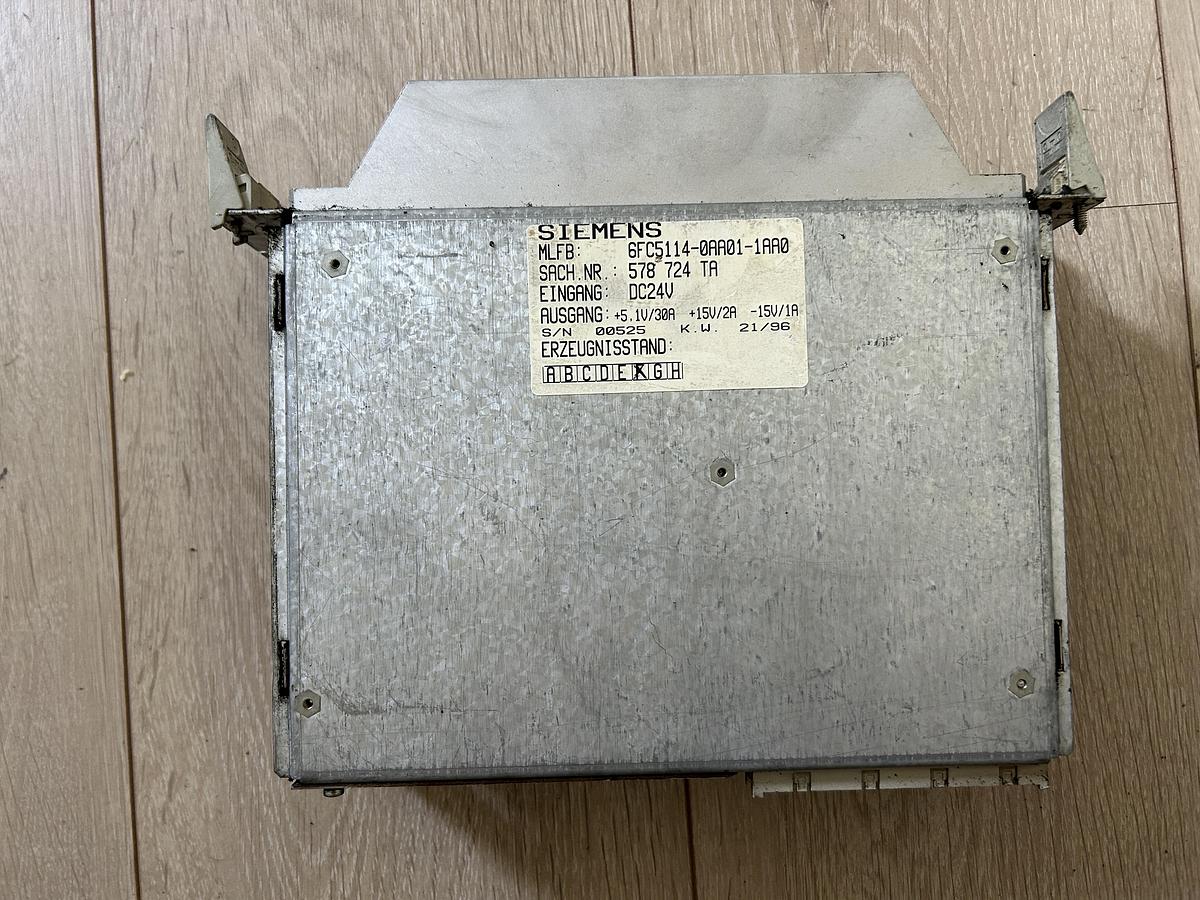 Used SIEMENS 6FC5114-0AA01-1AA0 300825T15