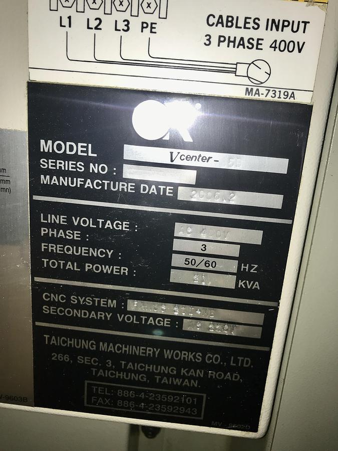 Used 2006 VICTOR Vcenter-85B