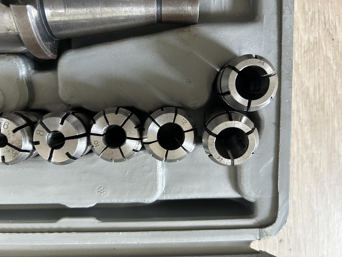 Used FANGDA ER Collet Chuck Set with Collets
