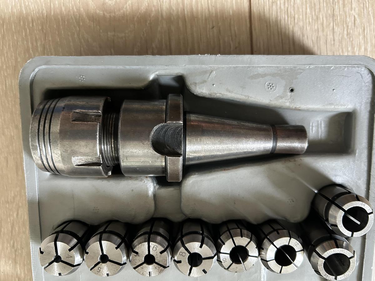 Used FANGDA ER Collet Chuck Set with Collets