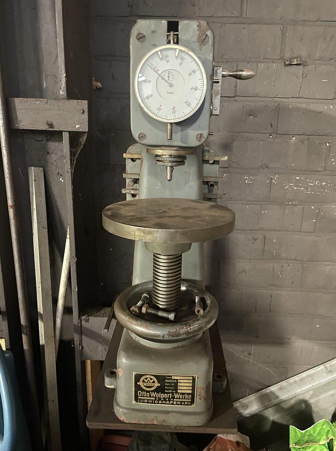 Used 1940 OTTO WOLPERT HT1A Hardness tester