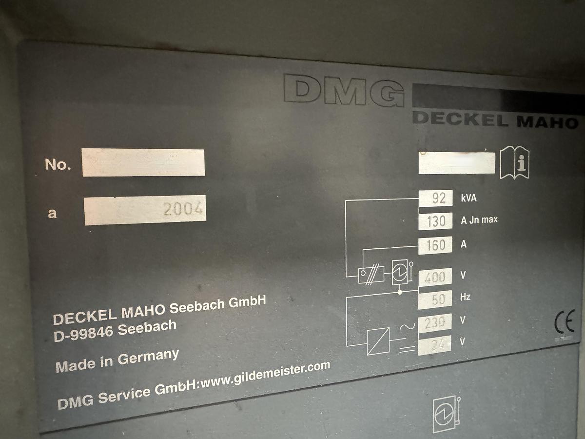 Used 2004 DECKEL MAHO DMF250 Linear
