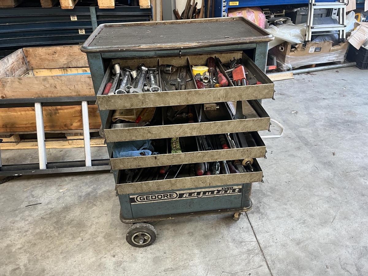 Used GEDORE Worktrolley Type: ADJUTANT 1580