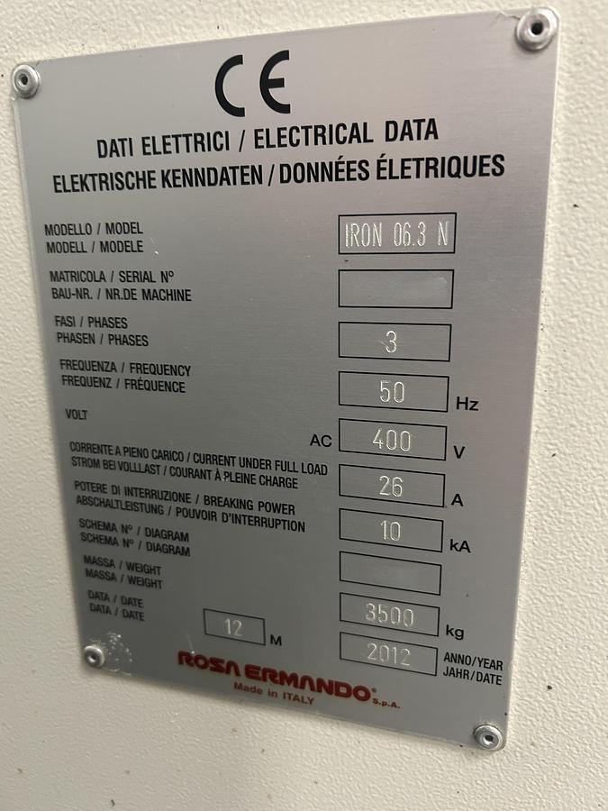 Used 2012 ROSA LINEA IRON 06.3 N