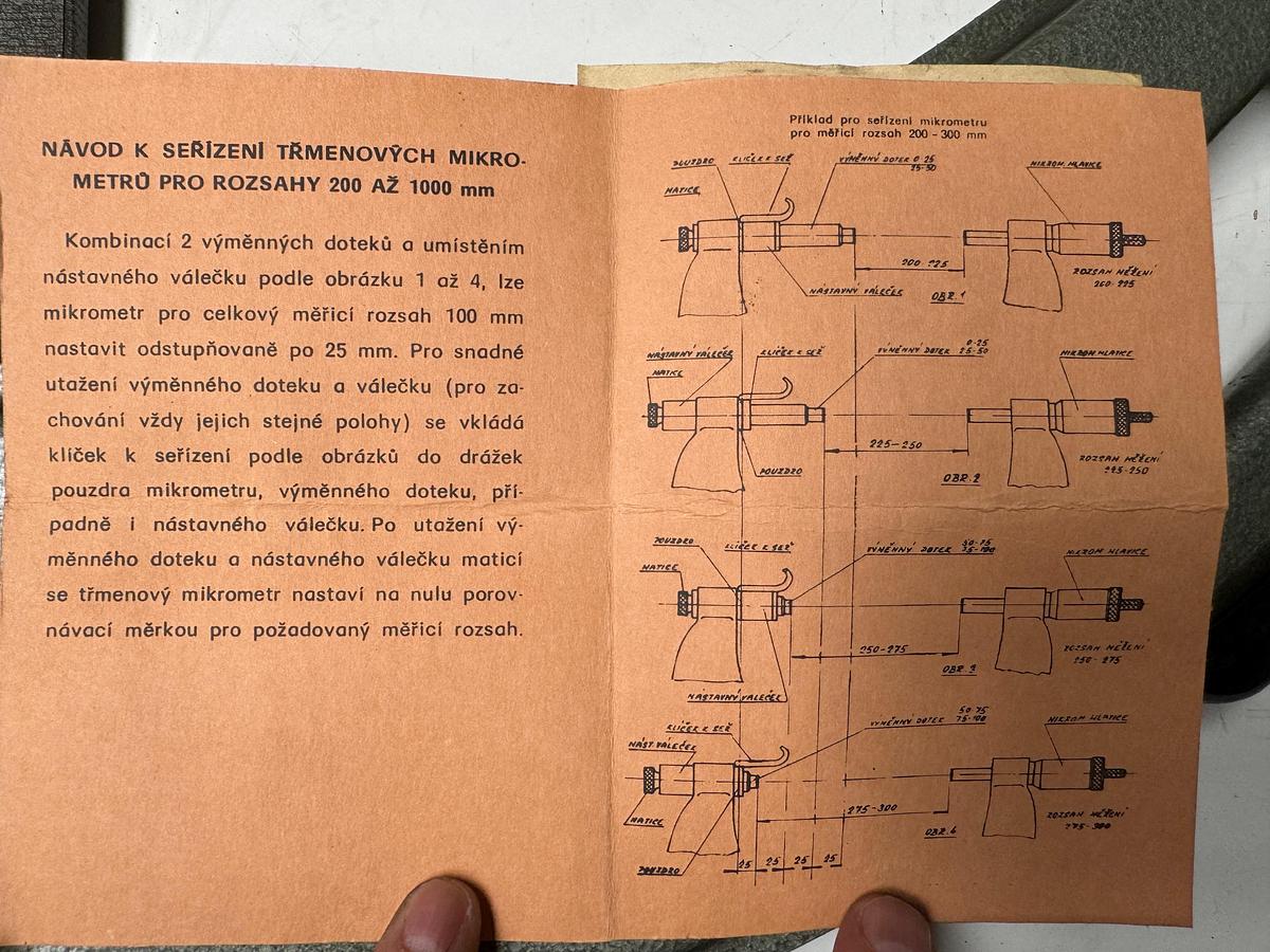 Used SOMET 600-700mm Micrometer
