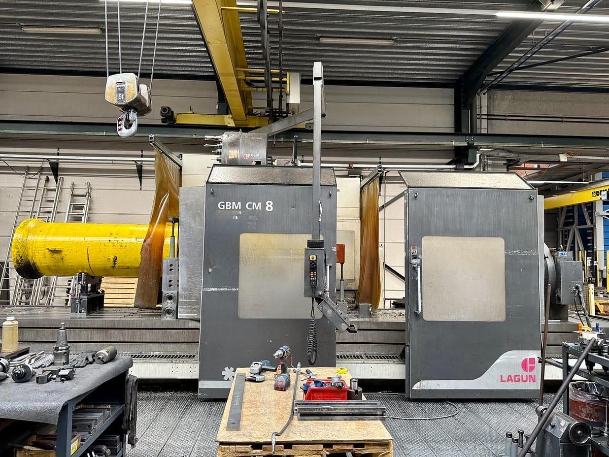 Used 2009 LAGUN GBM CM8 5-axis CNC Bed-Type Milling Machine