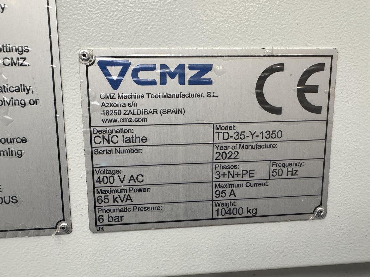 Used 2022 CMZ TD-35-Y-1350