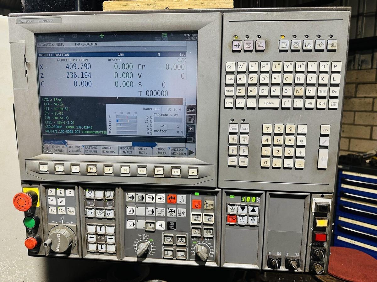 Used 2014 OKUMA L300E-M CNC Turning Centre with C-axis