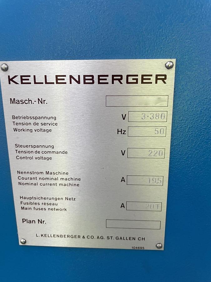 Gebraucht 1988 KELLENBERGER UR175x1000CNC