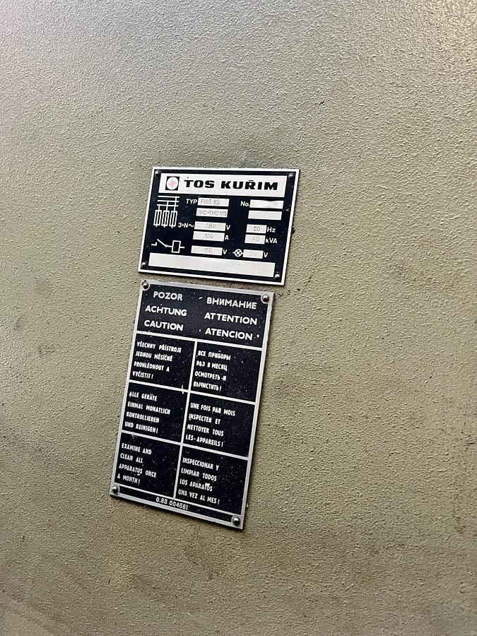 Gebraucht TOS FGS 63CNC