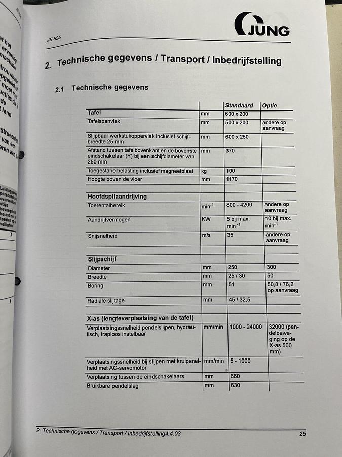 Gebraucht 2003 JUNG JE 525