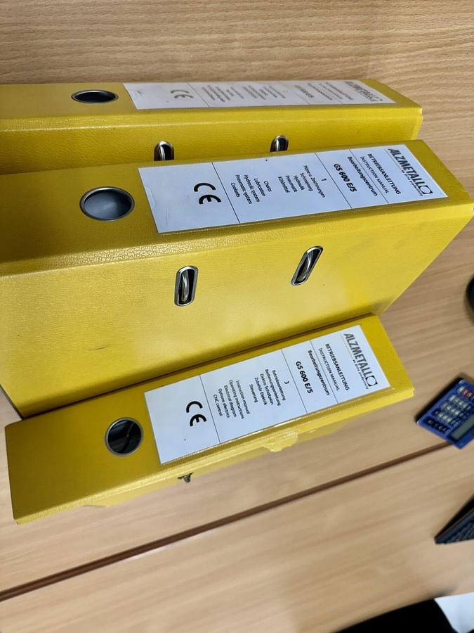 Gebraucht 2017 ALZMETALL GS600 E/5