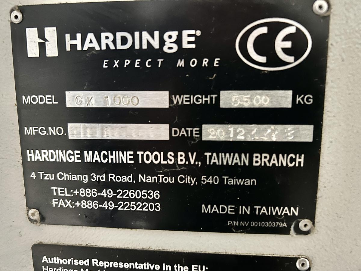 Used HARDINGE GX1000