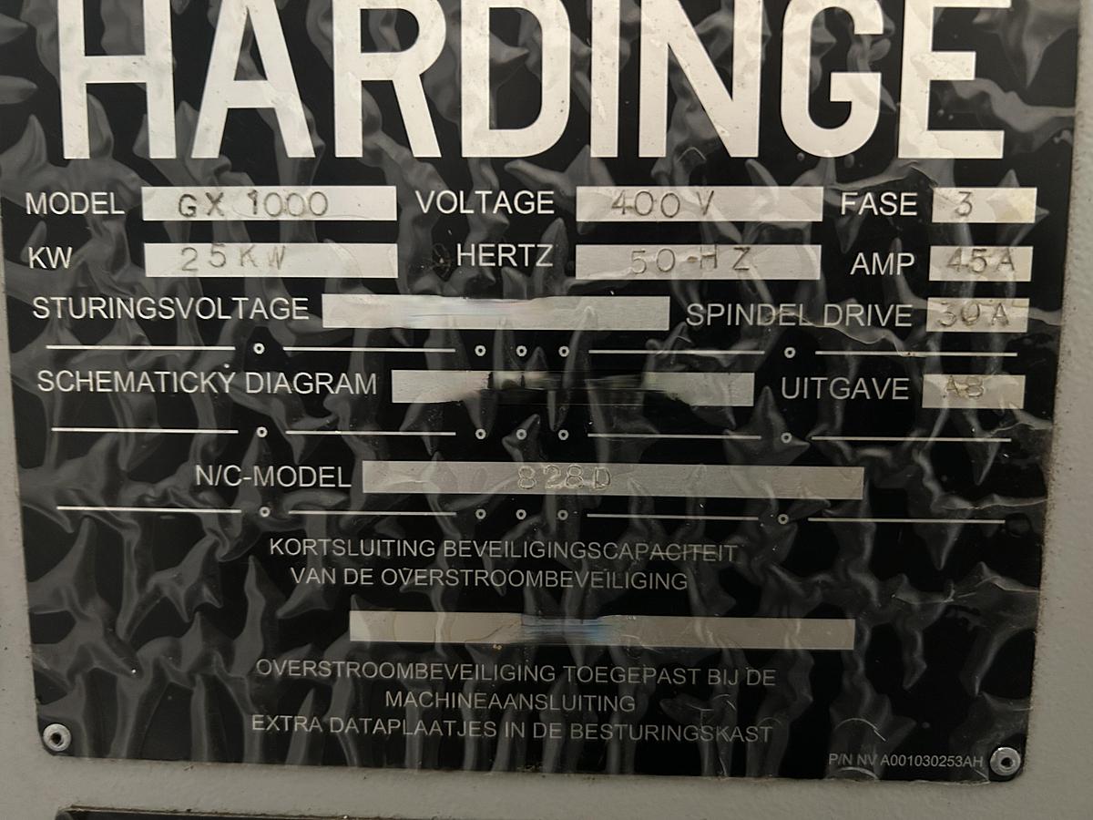 Used HARDINGE GX1000