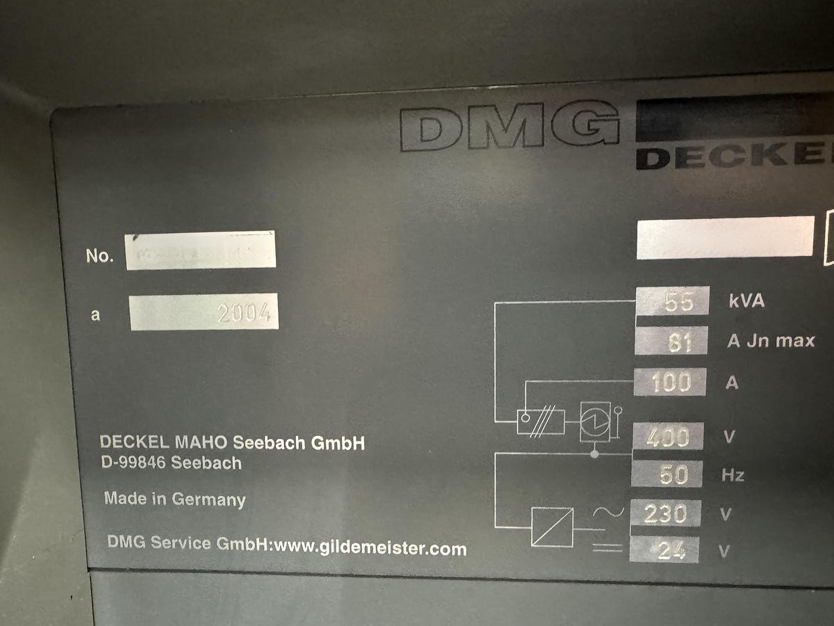 Used 2004 DECKEL MAHO DMU 70eVolution