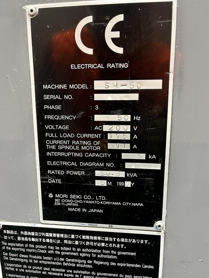 Gebraucht 1997 MORI SEIKI SH-50