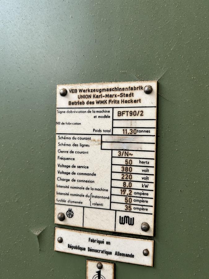 Used 1974 WMW Union BFT90/2