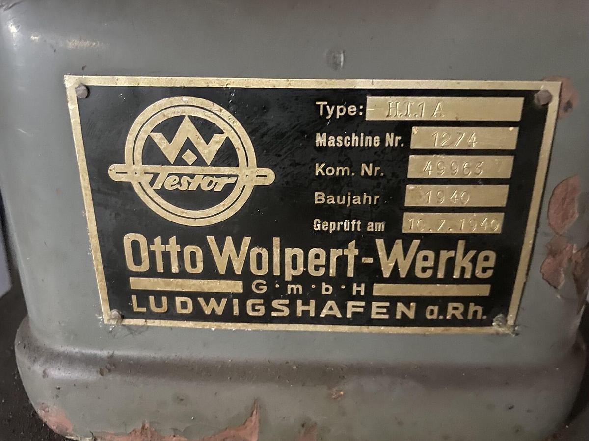 Gebraucht 1940 OTTO WOLPERT HT1A Hardness tester