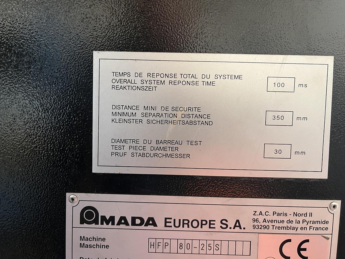Used 2002 AMADA HFP 80-25S
