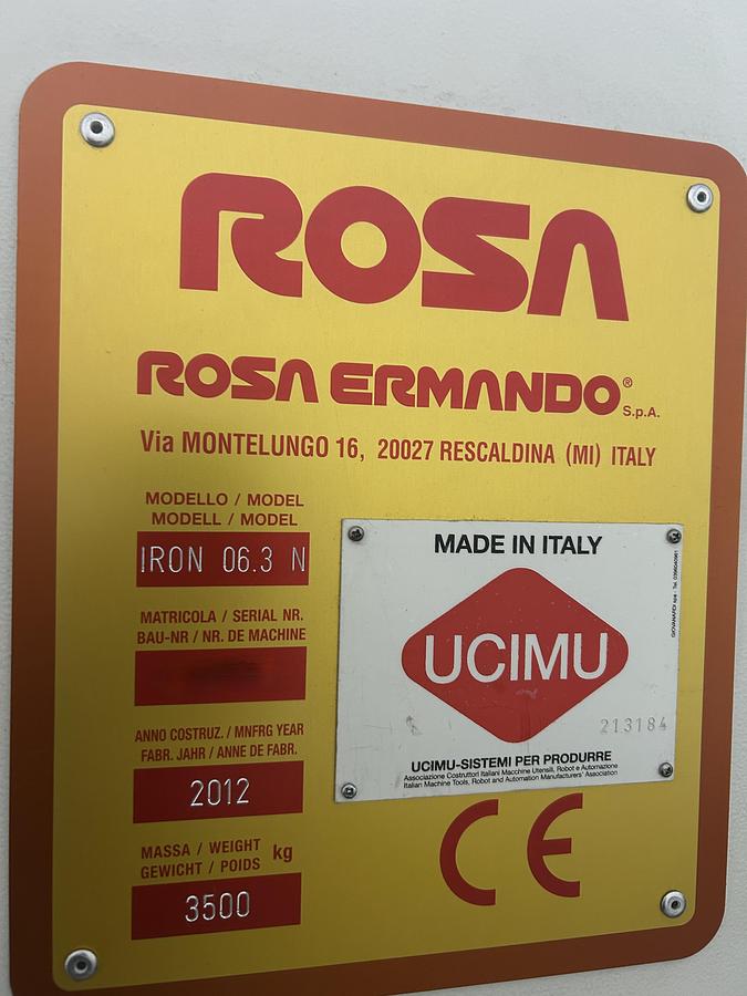 Used 2012 ROSA LINEA IRON 06.3 N