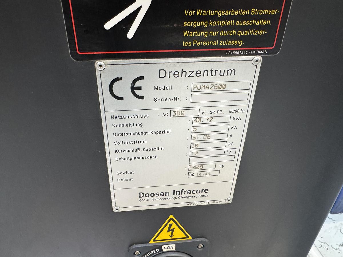 Used 2014 DOOSAN PUMA 2600