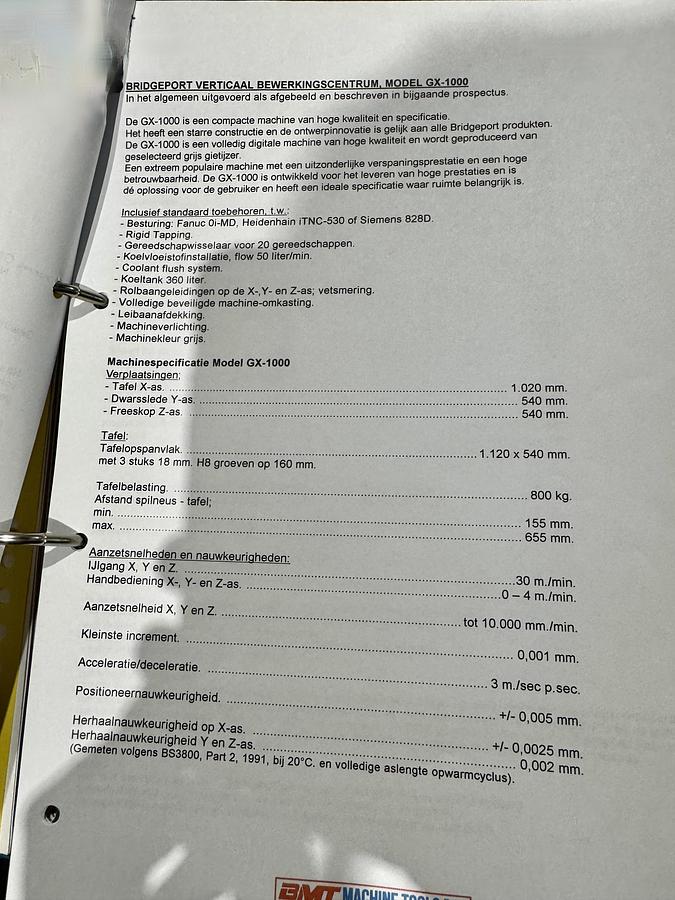 Used HARDINGE GX1000