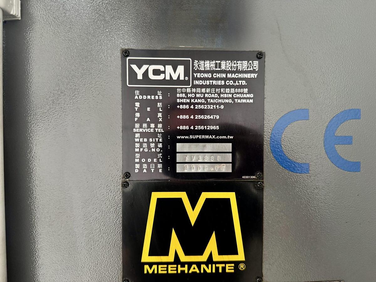 Used 2006 SUPERMAX YCM-TV188V CNC Vertical Machining Centre