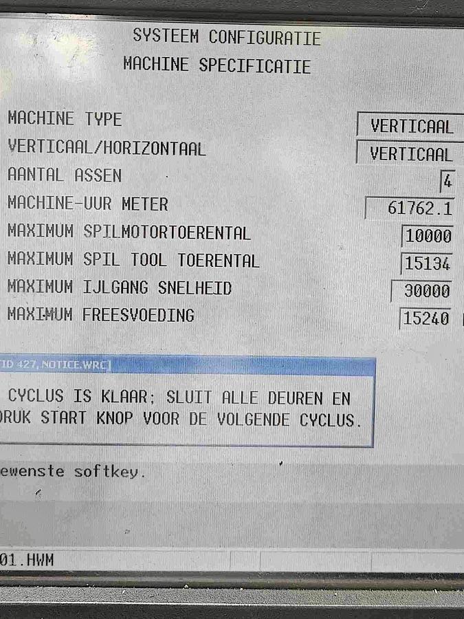 Used 2005 HURCO VMX50S