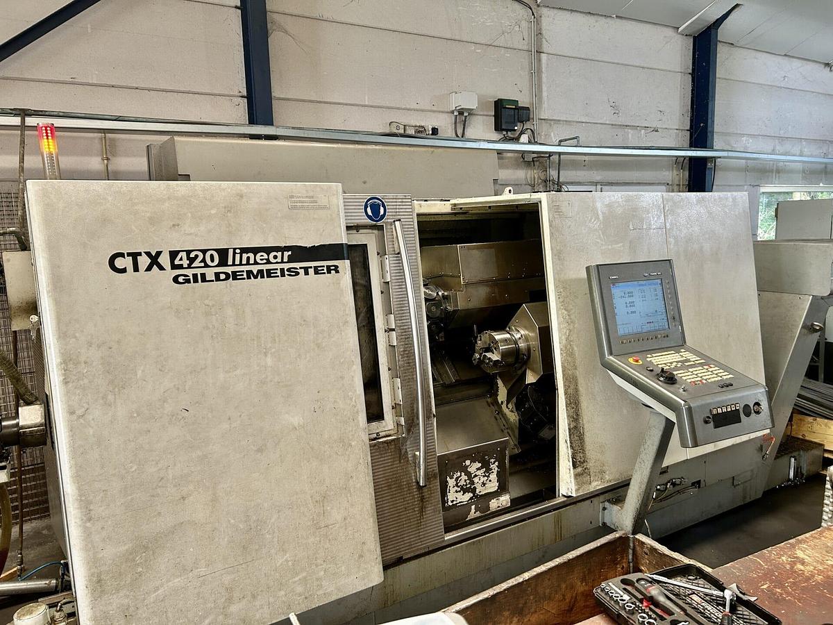 Used 2007 GILDEMEISTER CTX420 Linear CNC Turning Centre with C-axis, Y-axis, sub-spindle and live tooling
