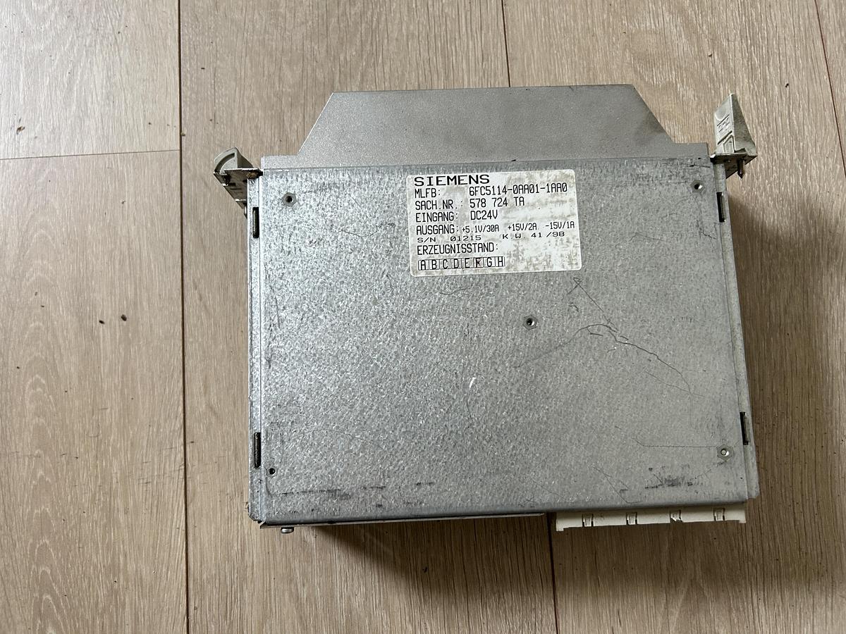 Used SIEMENS 6FC5114-0AA01-1AA0