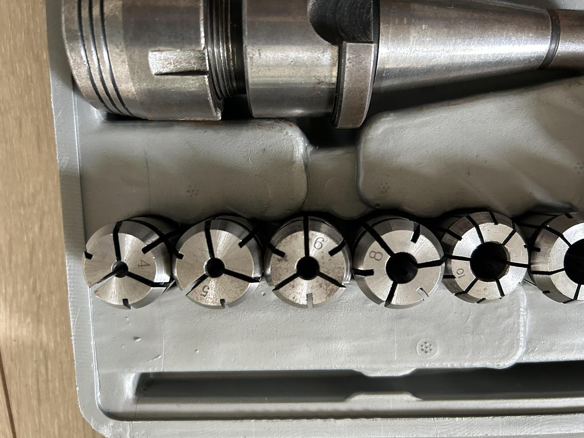 Used FANGDA ER Collet Chuck Set with Collets