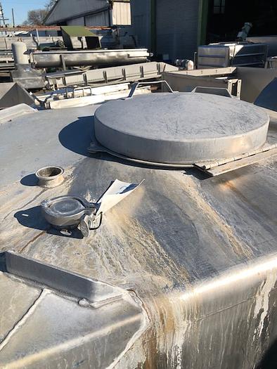 Used 400 Gallon Stainless Steel Square Tank