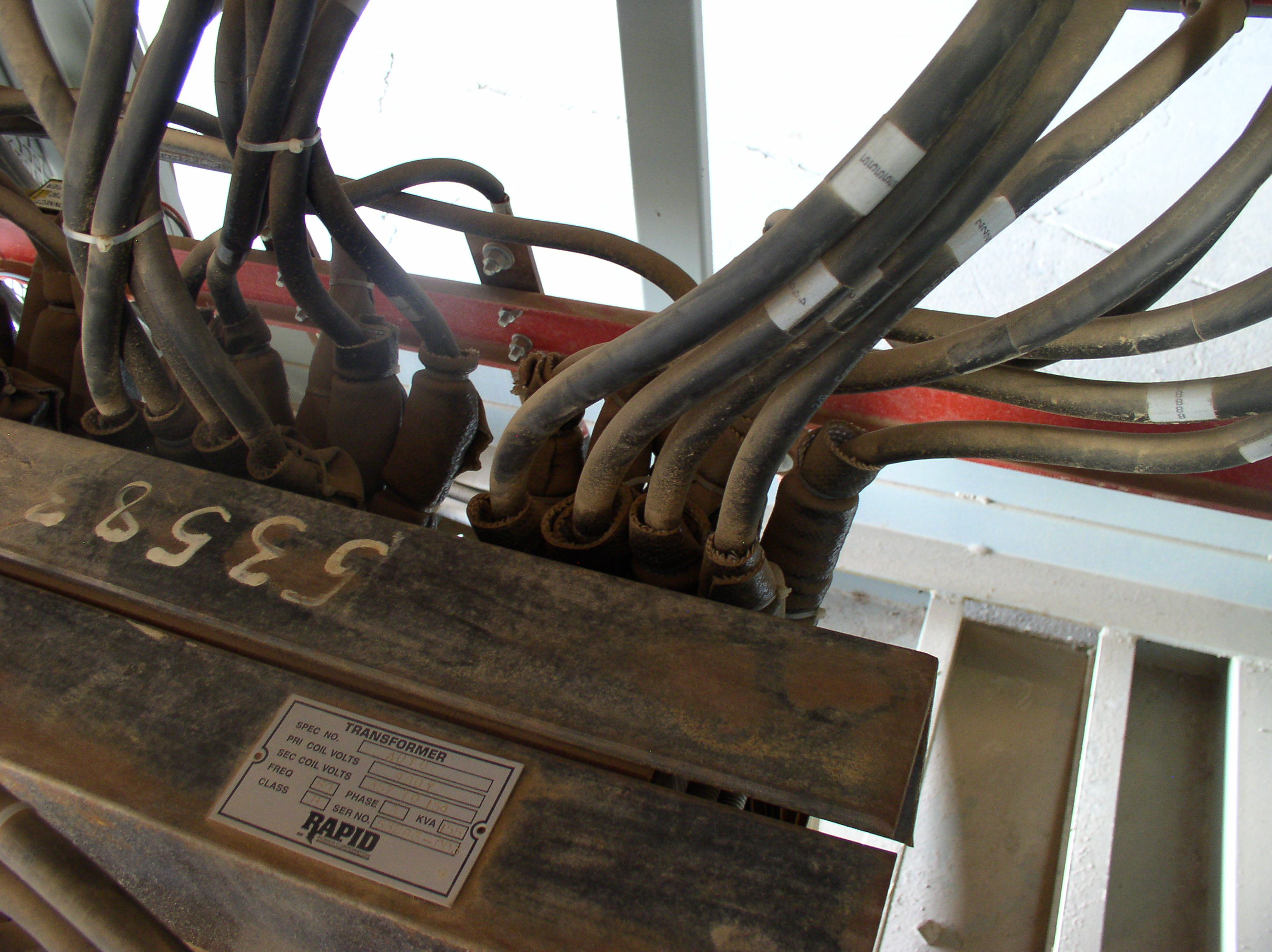 Used 12,000 amp 9 volt RAPID DC Power Supply*: Input 400 amps @ 480 volts