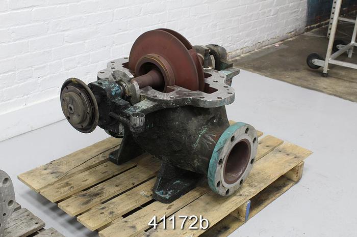 Used Goulds 3410 4x6x15 Split Case Pump, SS Casing, 14.12" SS Impeller #41172