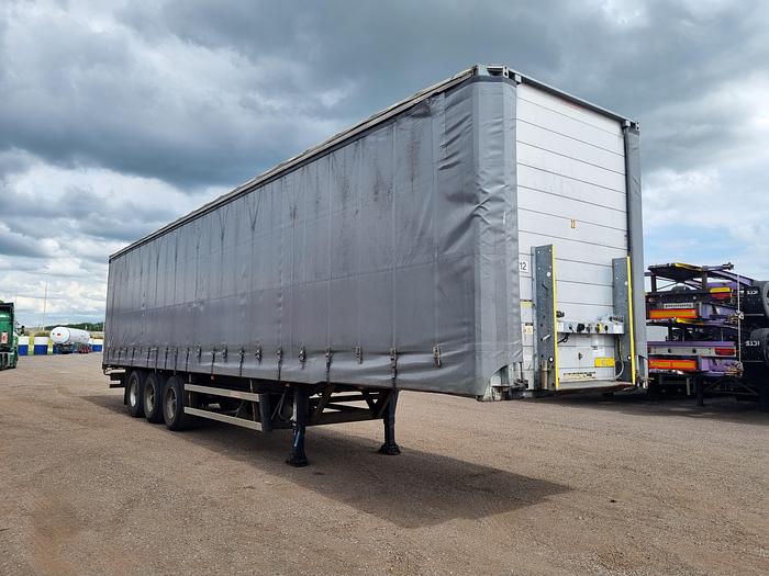 Used 2001 3 AXLE CURTAINSIDER GROENEWEGEN BPW DRUM DRO 12-27