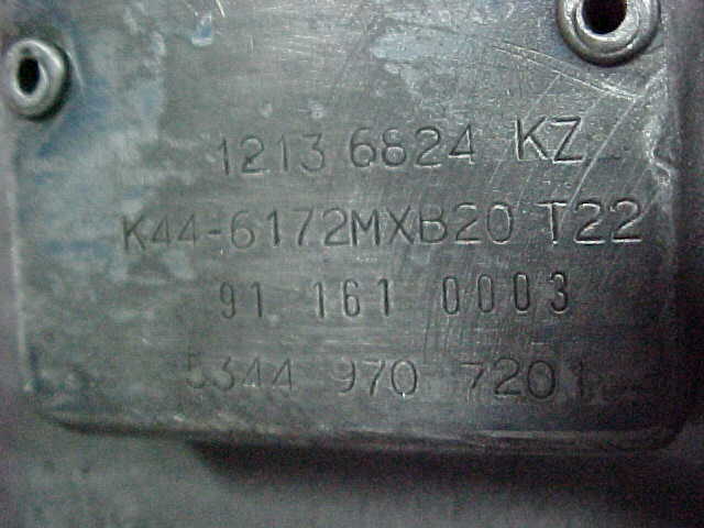 Used KKK K44-6172MXB20T22