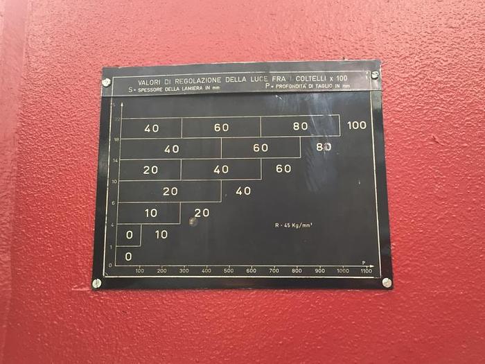 Usato CESOIA VERRINA IDRAULICA 4000 X 20