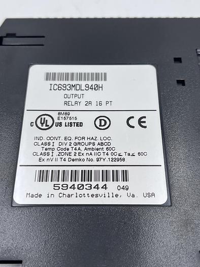 Used GE IC693MDL940H