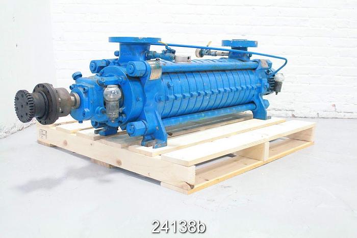 Used Sulzer Weise MC 50-15 Mc 50 -15 Pump, 255 Gpm, 3700 Ft Head, 3600 Rpm #24138