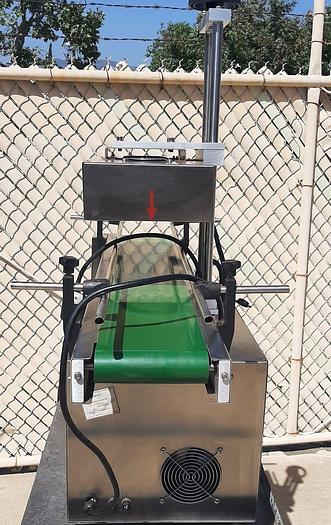 Used Sealer, Induction, Sofitec, Mdl GLF-1800, Conveyor #S744481