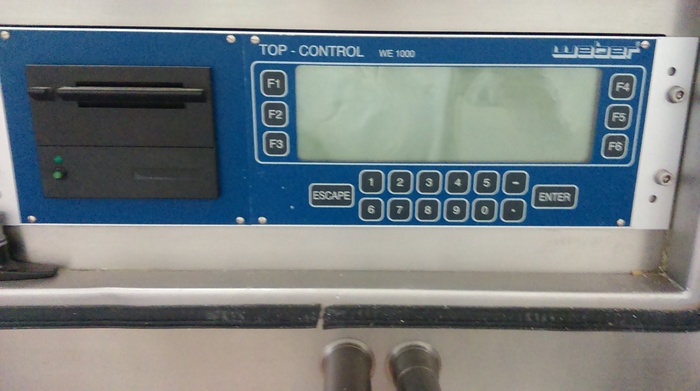 Used WEBER CHEESE SLICING MACHINE