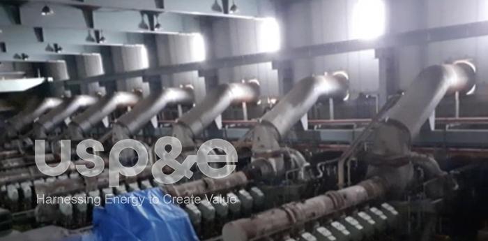 Used 5.6 MW 1998 Used Mitsubishi 18KU30A HFO Generator Sets