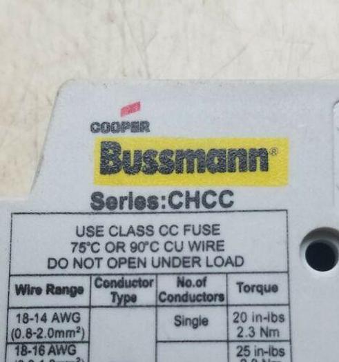 Used BUSSMANN CHCC