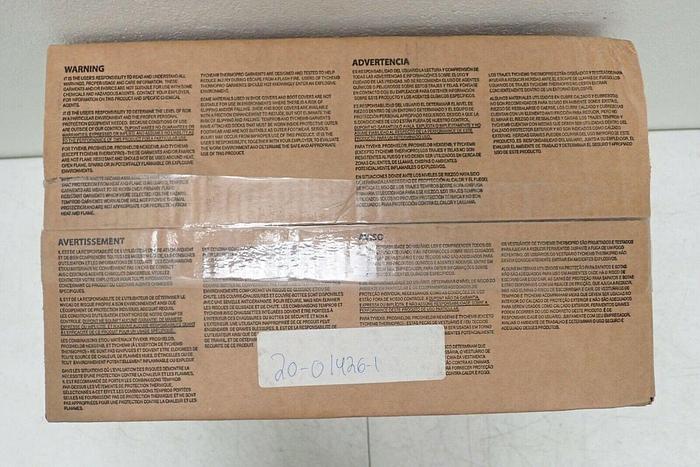 Used Dupont Tychem BR BR128TYLLG0002BN Yellow Coverall, Size LG, 2/Box