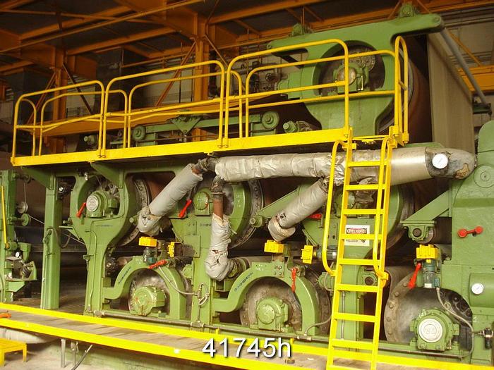 Used Voith Paper Machine, 110", Cigarrette and Paper Straw Grade, 20 Bdmt/d #41745